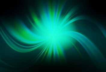 Dark Blue, Green vector blurred template. Shining colored illustration in smart style. Background for designs.
