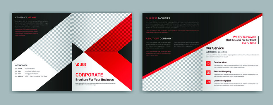 Corporate bi-fold brochure design