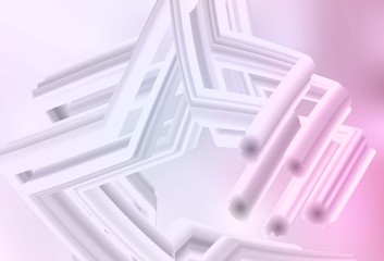 Light Pink vector abstract blurred background.