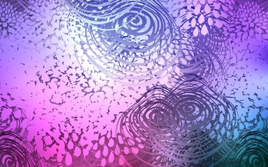 Light Purple, Pink vector doodle bright layout. Colorful abstract illustration with flowers in doodle style. A completely new design for your business.