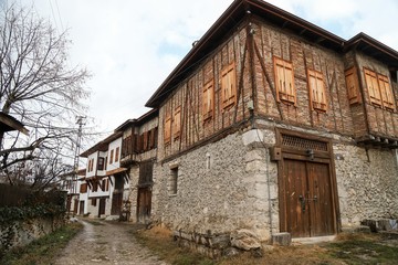 Traditional ottoman houses in Safranbolu, Turkey. Safranbolu is under protection of UNESCO World Heritage Site