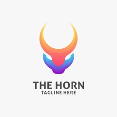 Head horn logo design