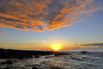 Scenic shot of coast in Taitung County