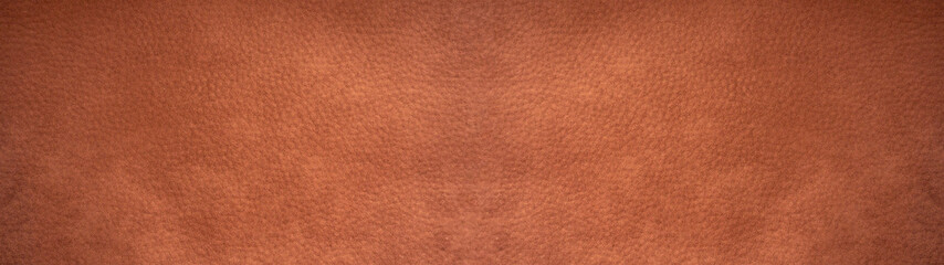 Brown dark rustic leather texture - Background banner panorama long