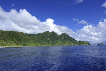 Side shot of Lanyu island