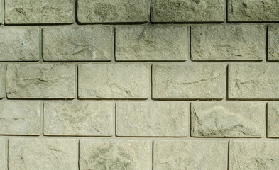 Brick wall. Tile and brick wall. Old wall made of stone. Brickwork.