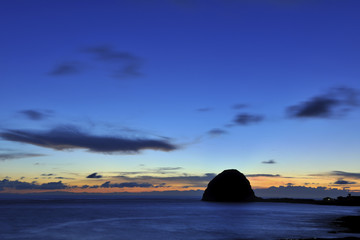 Fototapeta na wymiar Scenic shot of Mantou Rock Lanyu island