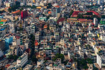City scape of Ho Chi Minh, Vietnam