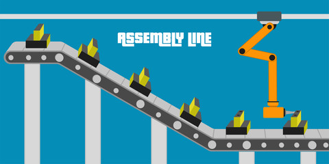 Assembly line poster