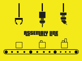 Assembly line poster