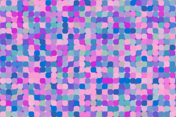 Abstract geometric pattern. Multicolor Figures. Texture for print and Banner. Oil paint on canvas style