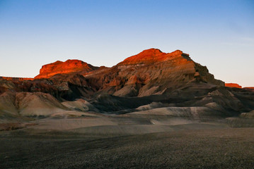 USA Arizona Red Rock in sunset