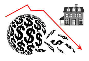 Real estate going to crash. Financial loss when the housing market drops