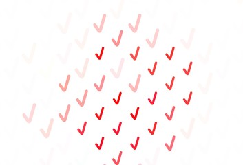 Light Red vector texture with wry lines.