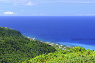 Fototapeta na wymiar Scenic shot of Lanyu island