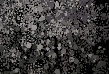 Light Gray vector pattern with random forms.