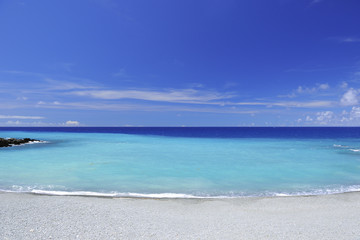 Fototapeta na wymiar Scenic shot of Badai Bay Beach Lanyu island