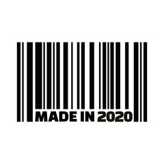 Made in 2020 Barcode icon