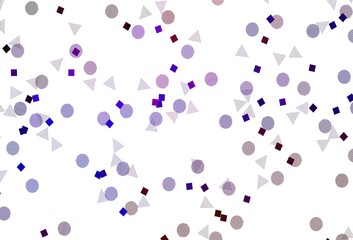 Light Blue, Red vector layout with circles, lines, rectangles.