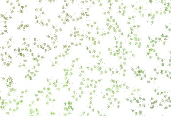 Light Green, Yellow vector pattern with sharp lines, dots.