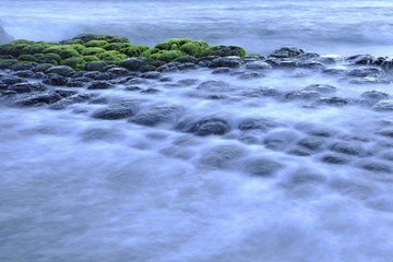 The Tofu Rock with magic atmosphere in Hoping Island Keelung