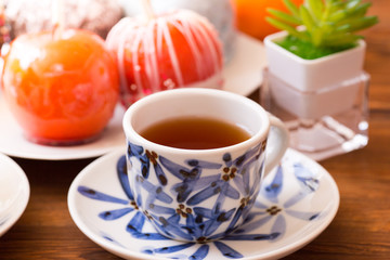 カラフルなりんごアメ