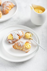Italian traditional dessert aragosta