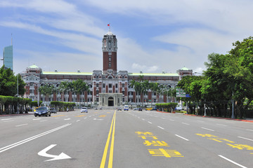 Naklejka premium Presidential Office Building in Taipei