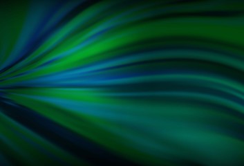 Fototapeta premium Dark Blue, Green vector colorful abstract texture. A completely new colored illustration in blur style. Background for designs.
