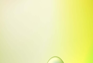 Dark Green, Yellow vector pattern with lines, ovals. Blurred geometric sample with gradient bubbles.  The template for cell phone backgrounds.