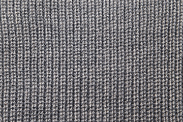 Knitted fabric wool texture close up as a background.