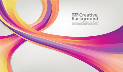 Trendy geometric background. 3d Fluid shape illustration. Eps10 vector.