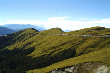 Scenic shot of Hehuanshan Nantou County