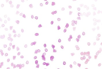 Light Purple vector cover with spots.