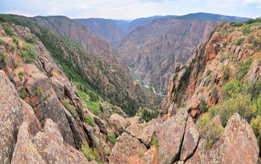 Black Canyon of the Gunnison National Park  - an American national park located in western Colorado .