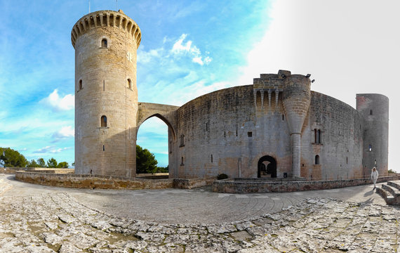 Spain, Balearic Islands, Majorca, Palma de Mallorca Castell Bellver,, Dez 2019