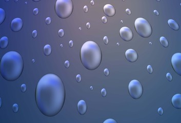 Dark Pink, Blue vector texture with disks. Illustration with set of shining colorful abstract circles. The pattern can be used for ads, leaflets of liquid.