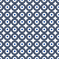 Minimal geometric blue circle and dots pattern.Simple repeat print seamless pattern on Vector EPS10 ,Design for fashion,fabric,web,wallpaper,wrapping and all prints
