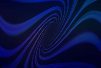 Dark BLUE vector texture with milky way stars. Modern abstract illustration with Big Dipper stars. Best design for your ad, poster, banner.