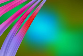 Light Blue, Yellow vector blurred shine abstract background.