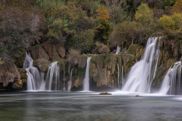 Obraz premium Cascading Waterfalls Skradinski Buk. Krka