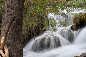 Cascading Waterfalls Skradinski Buk. Krka