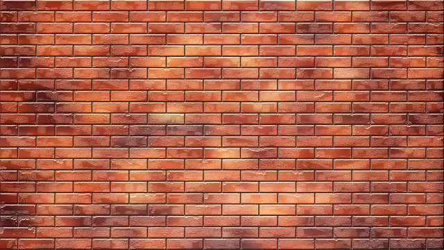 Brick wall, background, brick background for design, sand, yellow, lacquer