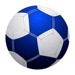 Isolated realistic soccer ball