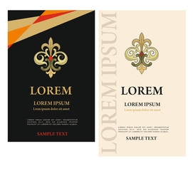 ADHESIVE ELEGANT WINE LABEL FOR ITALIAN WINE BOTTLES AMARONE VALPOLICELLA AND PROSECCO