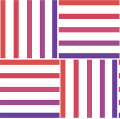 Fototapeta premium Crossed lines - seamless pattern