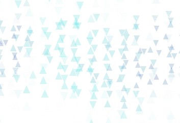 Light BLUE vector texture with triangular style.