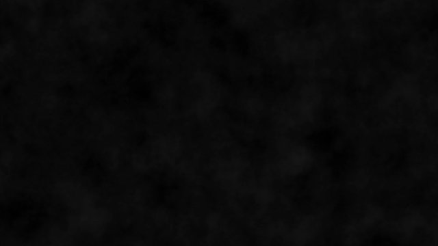 3d animation video of floating transparent fog. Realistic abstract white fog smoke vapor effect moving on black background. Concept of natural phenomena on computer screensaver, wallpaper.