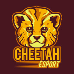 Cute Cheetah Esports Logo