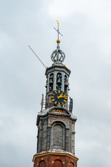 Fototapeta na wymiar The Munttoren bell tower in Amsterdam, Netherlands.